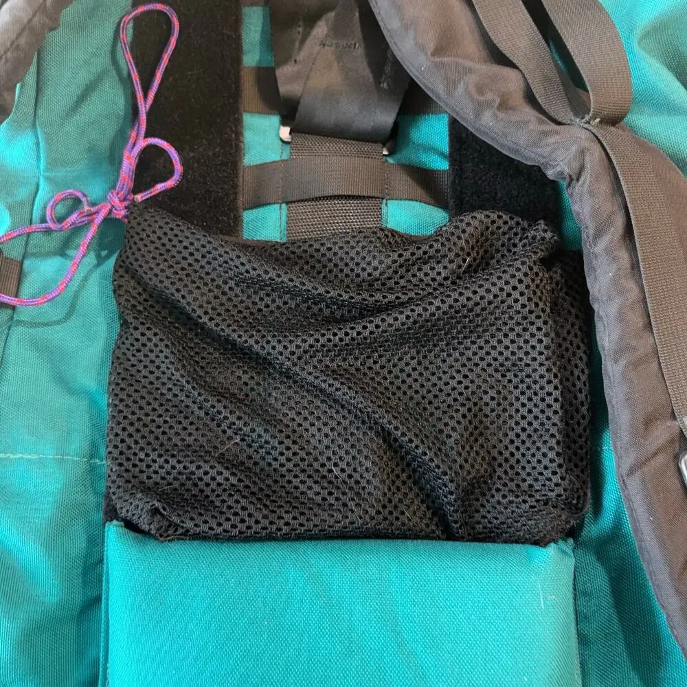 Vintage JanSport Spire 80 Internal Frame Backpack 90s Teal Purple Large Hiking